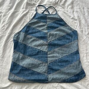 Faded Glory Jean Halter Top